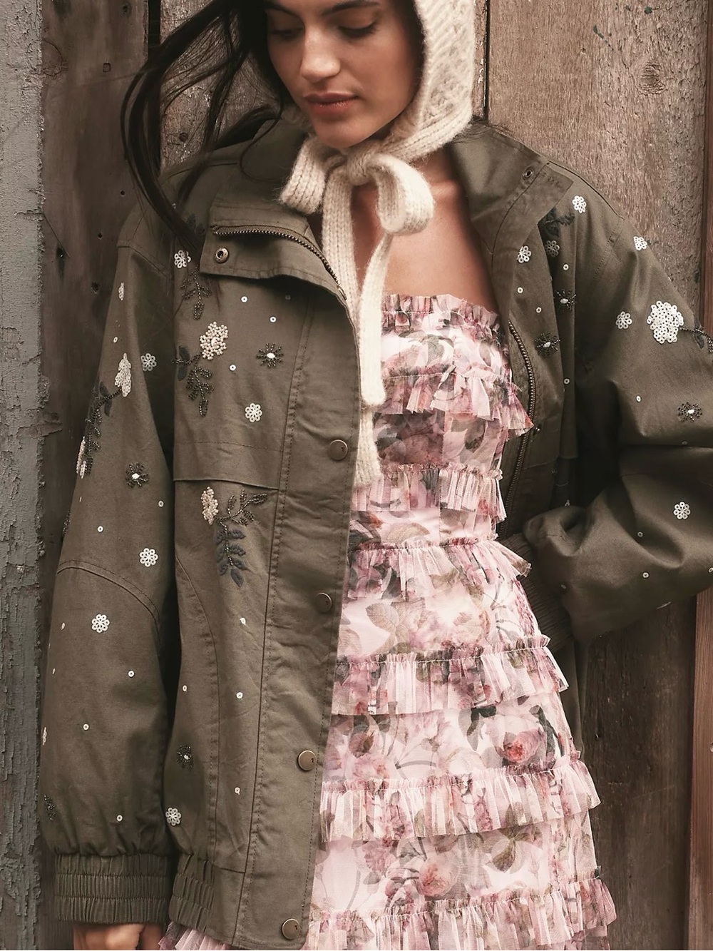 Pilcro Oversized Sequin
Bomber Jacket- SOLD OUT